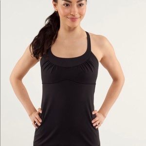 SOLD Lululemon Scoop Me Up Tank Top Black Sz.6